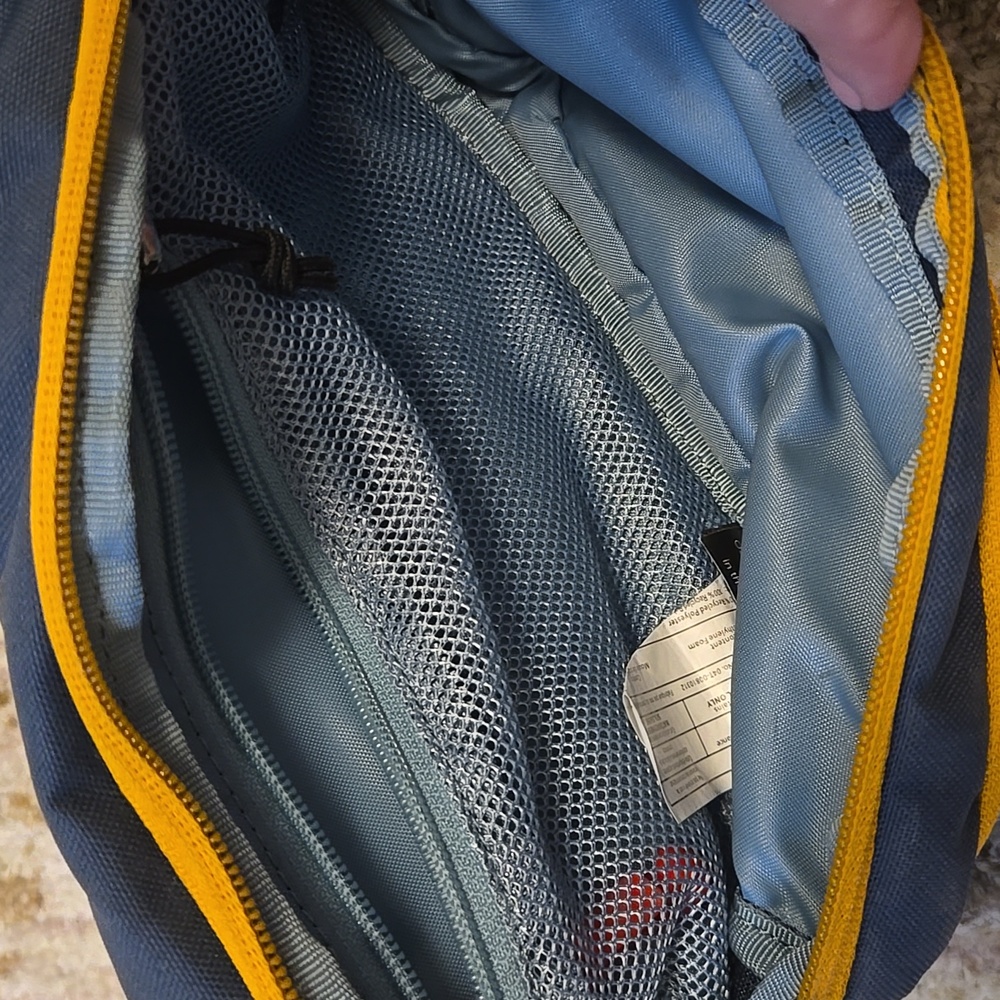 Osprey Blue and Mustard Belt Bag - Picture 4 of 6
